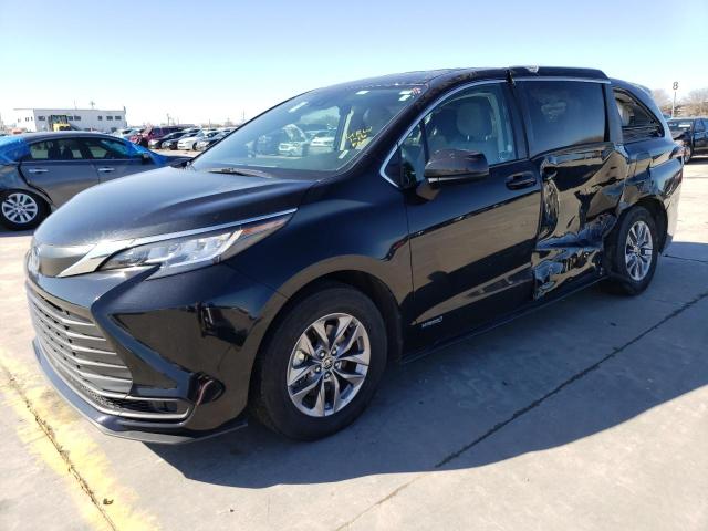 TOYOTA SIENNA LE 2021 5tdkrkec8ms047437