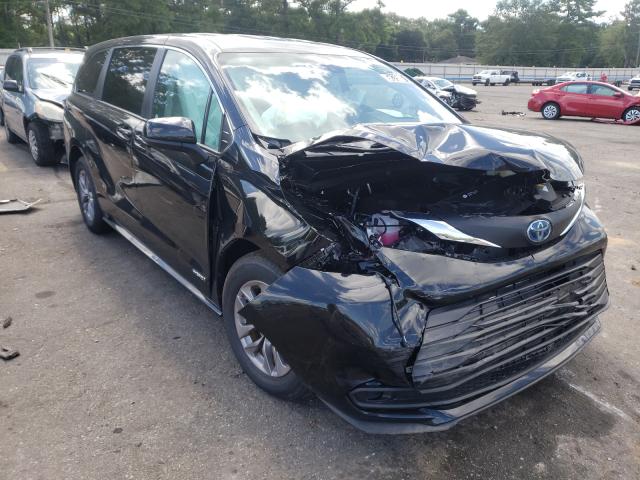 TOYOTA SIENNA LE 2021 5tdkrkec8ms048975