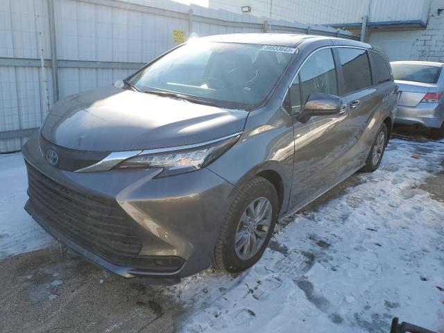 TOYOTA SIENNA LE 2022 5tdkrkec8ns087258