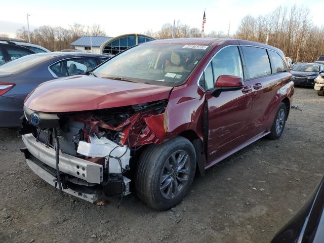 TOYOTA SIENNA LE 2021 5tdkrkec9ms044837