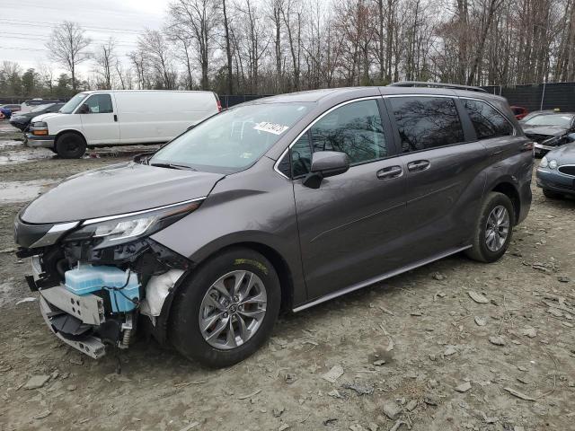 TOYOTA SIENNA LE 2022 5tdkrkec9ns092551