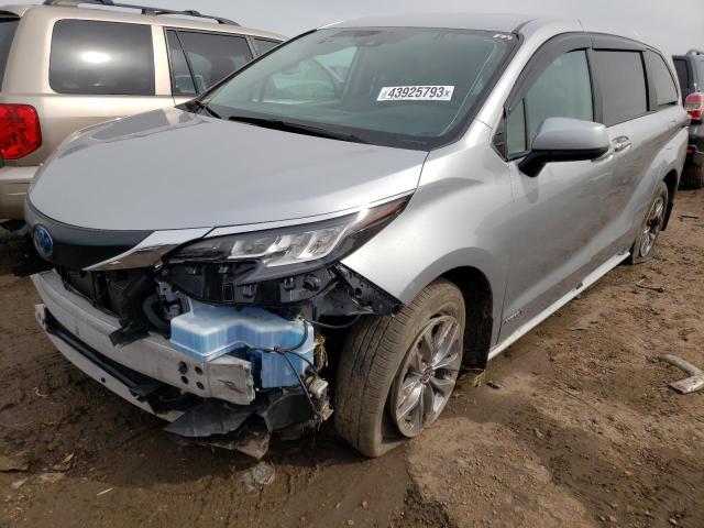 TOYOTA SIENNA LE 2021 5tdkrkecxms019770