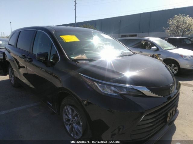 TOYOTA SIENNA 2021 5tdkrkecxms035094