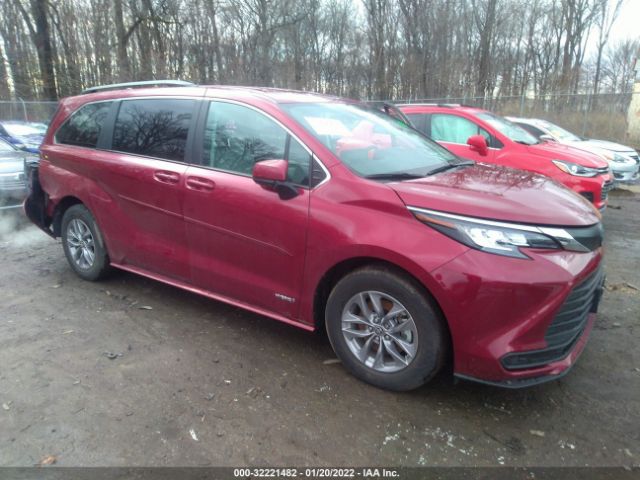 TOYOTA SIENNA 2021 5tdkrkecxms072646