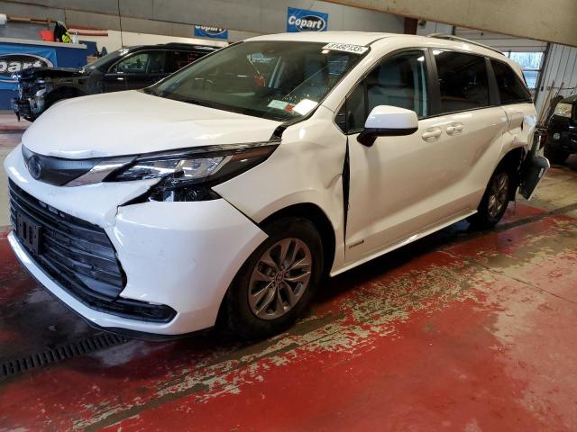 TOYOTA SIENNA LE 2021 5tdkskfc6ms040229