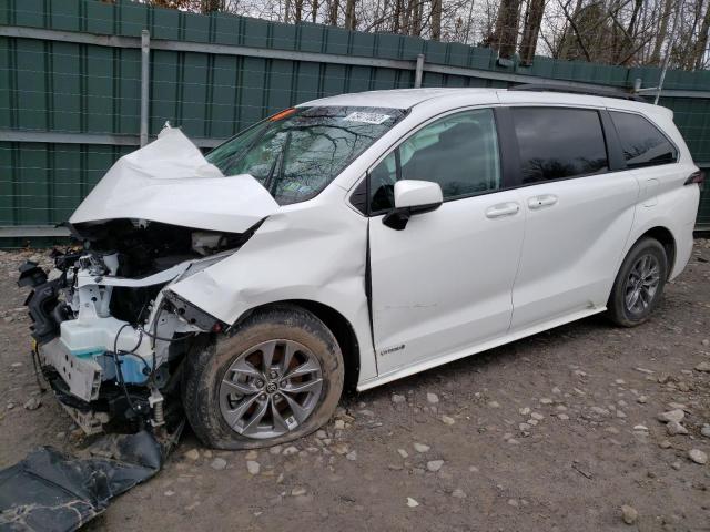 TOYOTA SIENNA LE 2021 5tdkskfc7ms030339