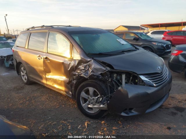 TOYOTA SIENNA 2017 5tdkz3dc1hs781835