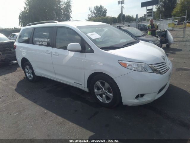 TOYOTA SIENNA 2017 5tdkz3dc1hs824358