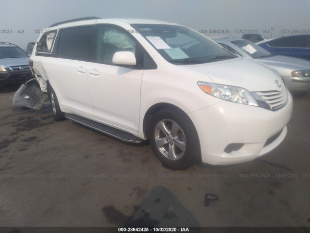 TOYOTA SIENNA 2017 5tdkz3dc1hs874113