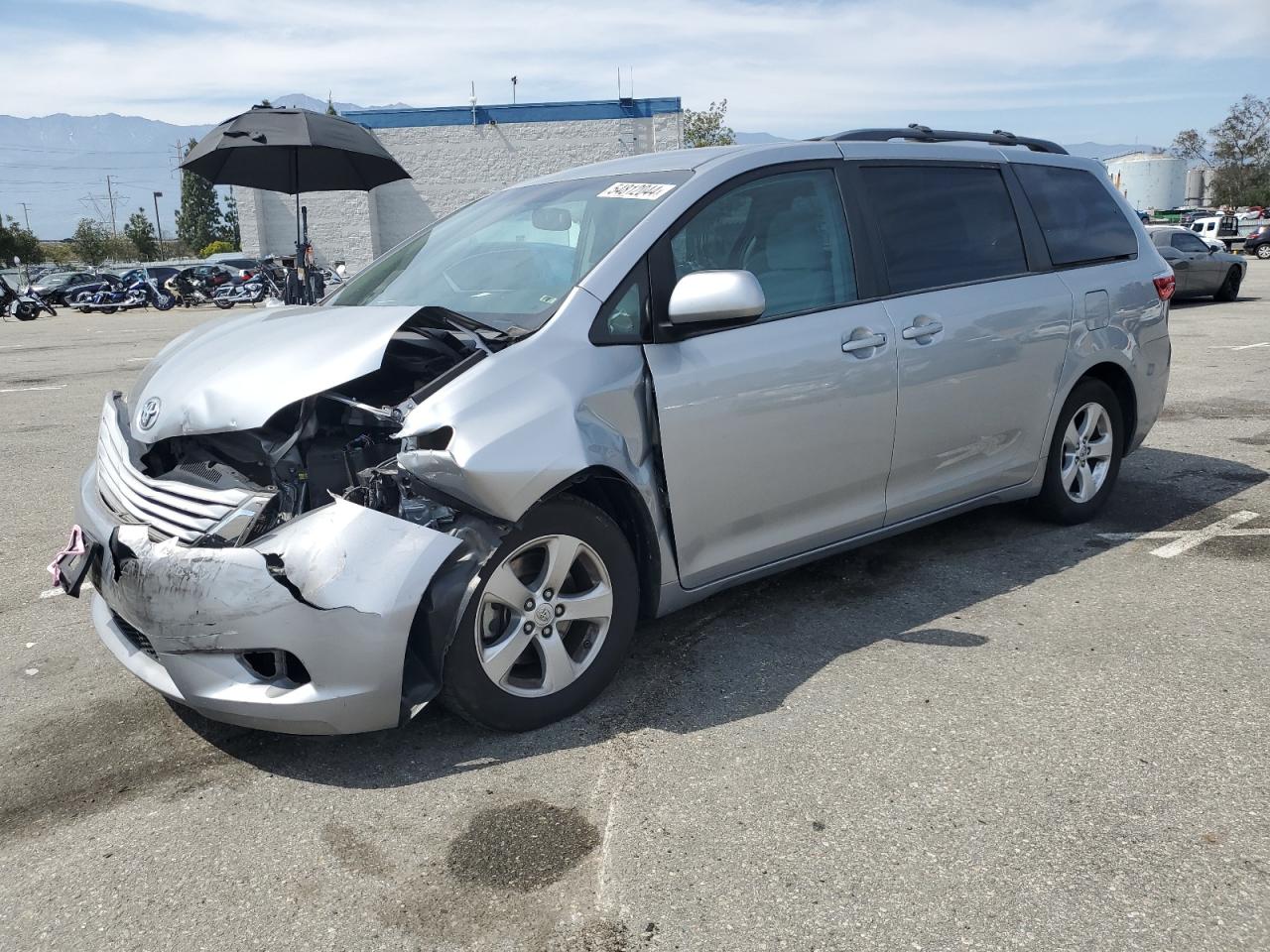 TOYOTA SIENNA 2017 5tdkz3dc1hs874676