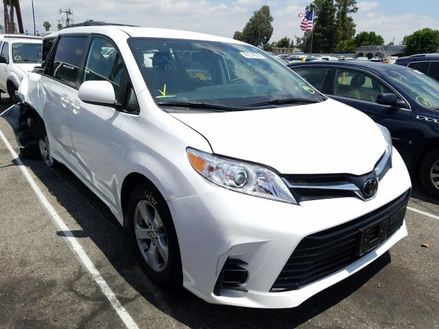 TOYOTA SIENNA LE 2020 5tdkz3dc1ls061198