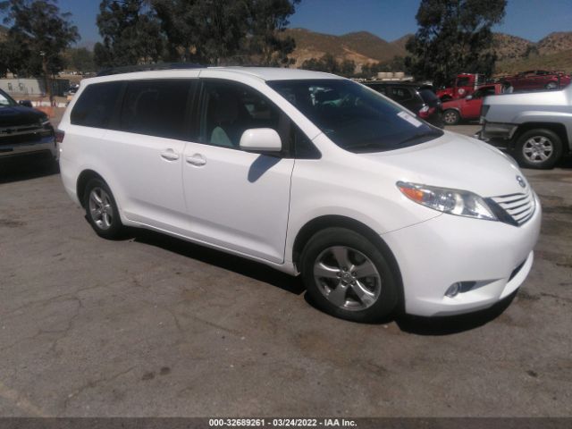 TOYOTA SIENNA 2017 5tdkz3dc2hs834946