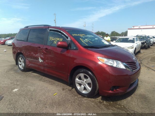 TOYOTA SIENNA 2017 5tdkz3dc3hs772165