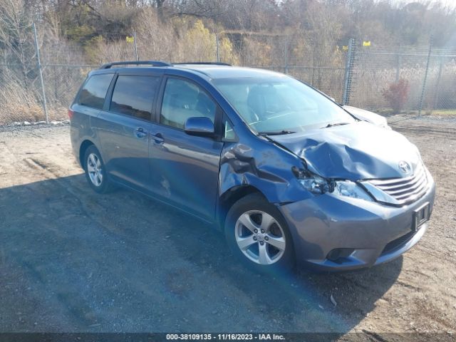 TOYOTA SIENNA 2017 5tdkz3dc4hs848721