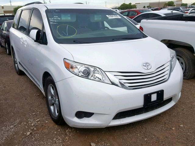 TOYOTA SIENNA LE 2017 5tdkz3dc4hs855460