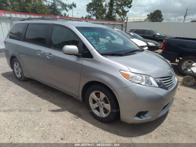 TOYOTA SIENNA 2017 5tdkz3dc6hs787484