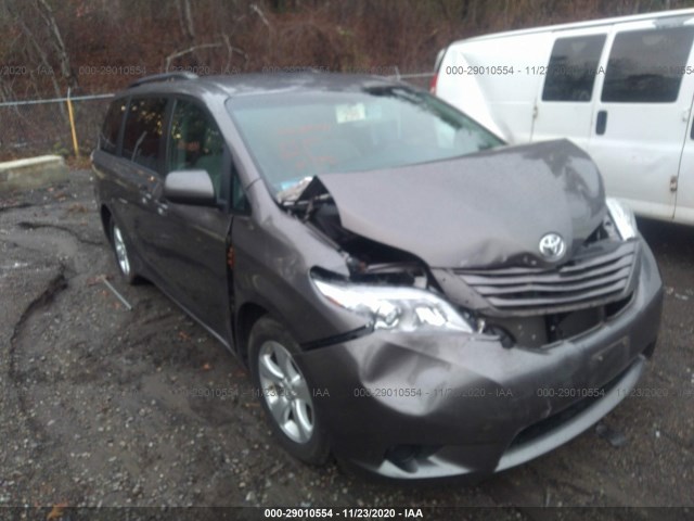 TOYOTA SIENNA 2017 5tdkz3dc6hs881672