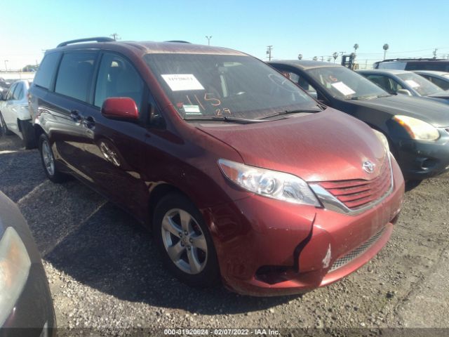 TOYOTA SIENNA 2017 5tdkz3dc7hs815812