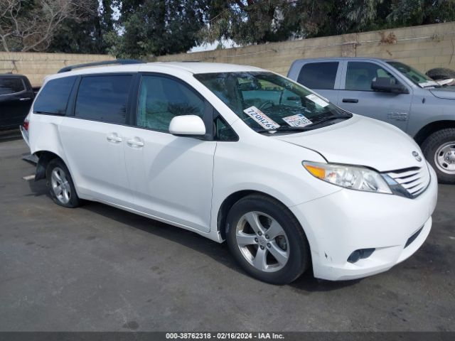 TOYOTA SIENNA 2017 5tdkz3dc8hs878997