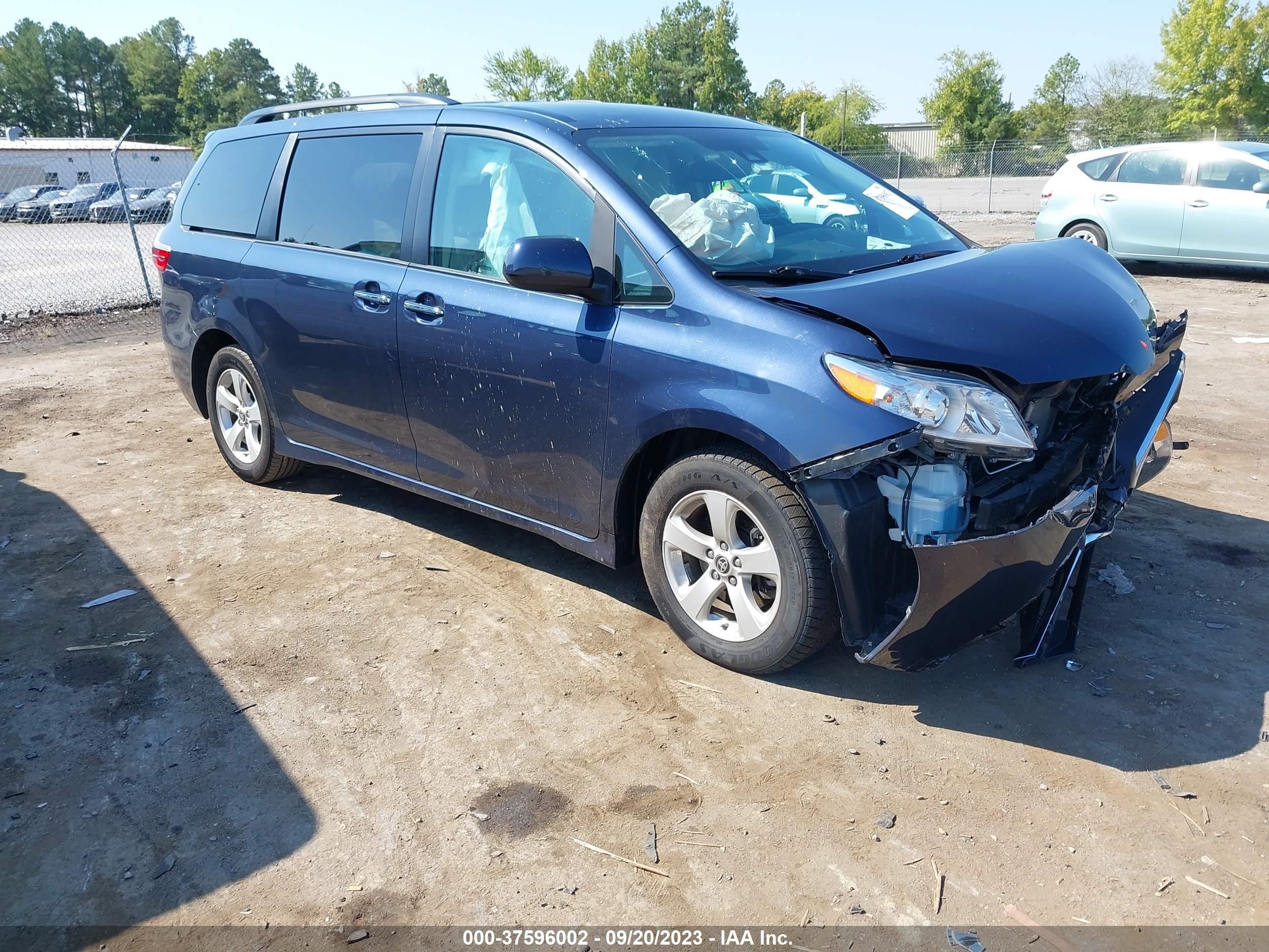 TOYOTA SIENNA 2020 5tdkz3dc8ls083912