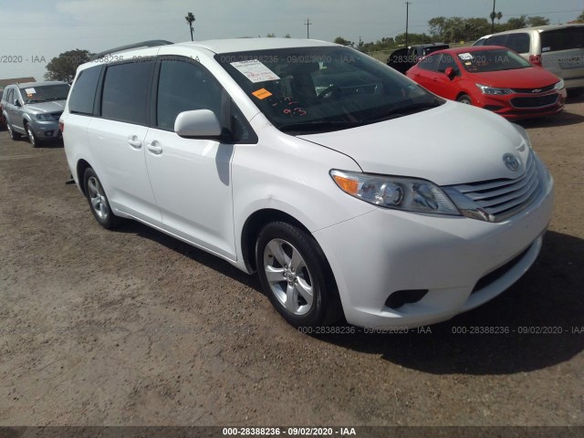 TOYOTA SIENNA 2017 5tdkz3dc9hs772879