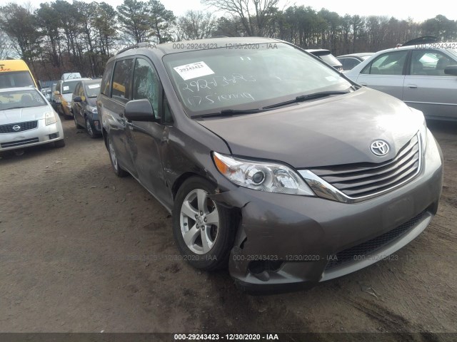 TOYOTA SIENNA 2017 5tdkz3dc9hs821420