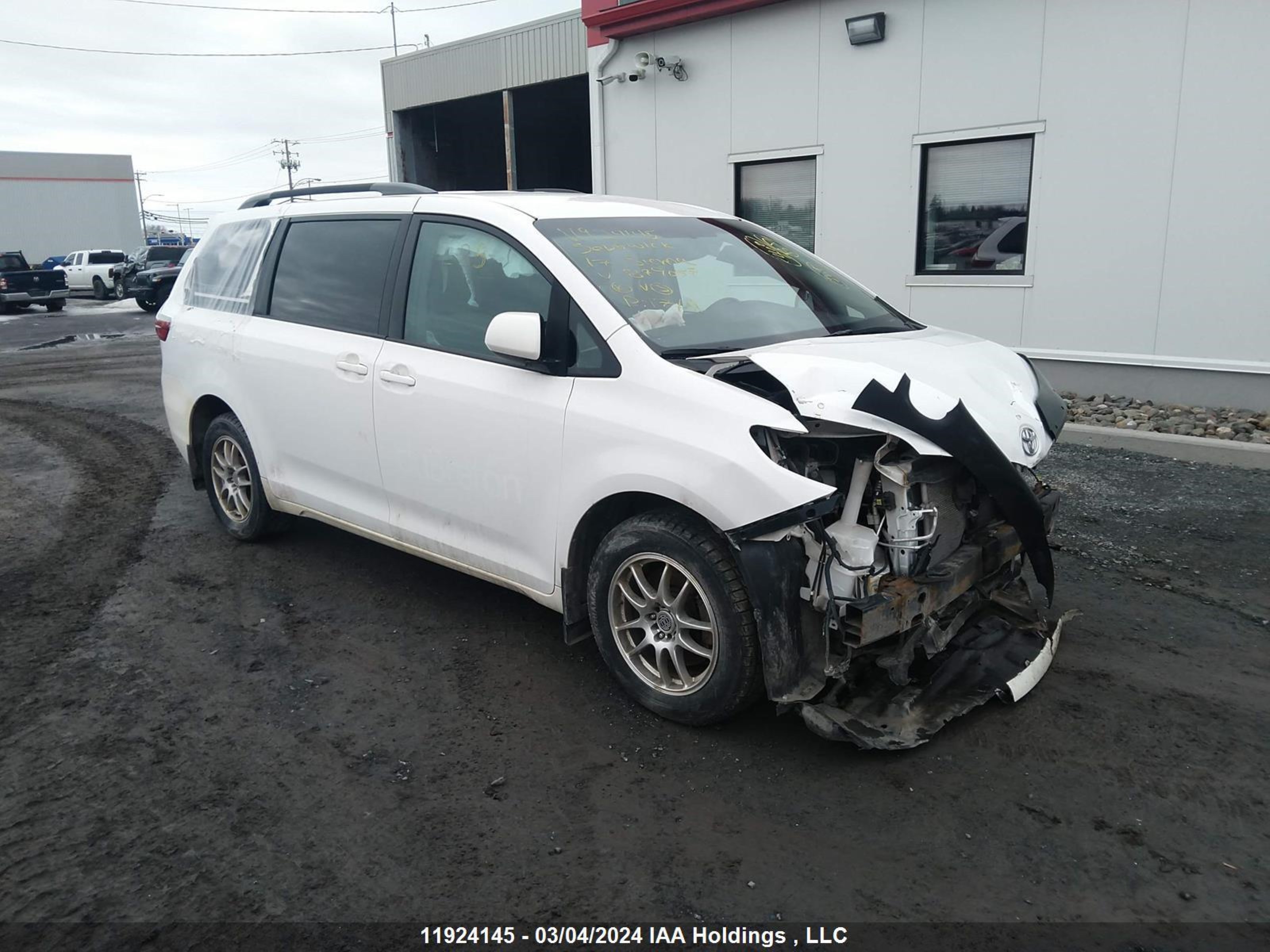 TOYOTA SIENNA 2017 5tdkz3dc9hs879057