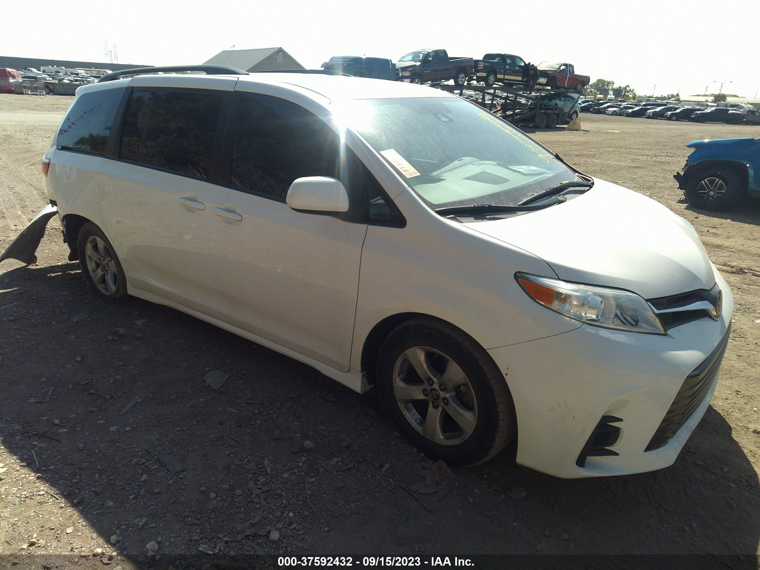 TOYOTA SIENNA 2019 5tdkz3dc9ks985600