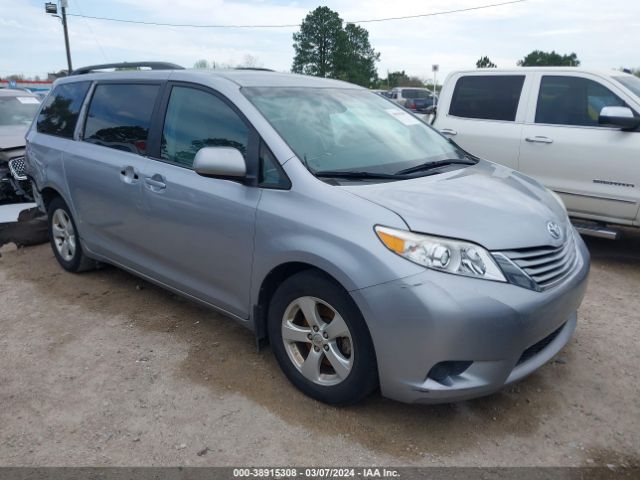 TOYOTA SIENNA 2017 5tdkz3dcxhs779968