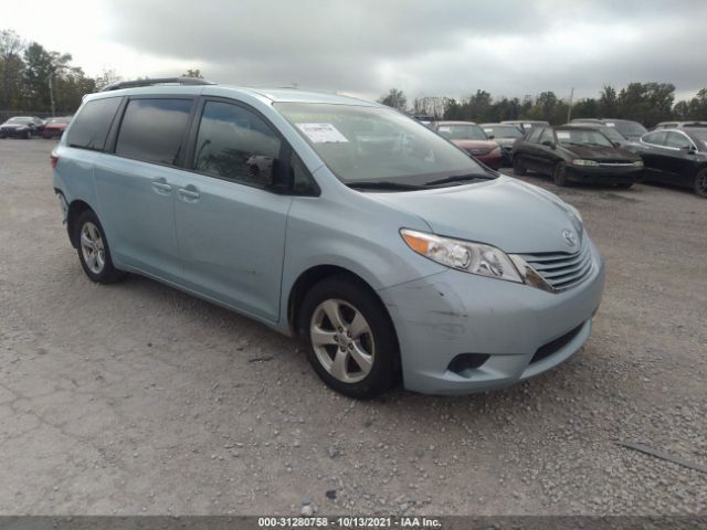 TOYOTA SIENNA 2017 5tdkz3dcxhs789934