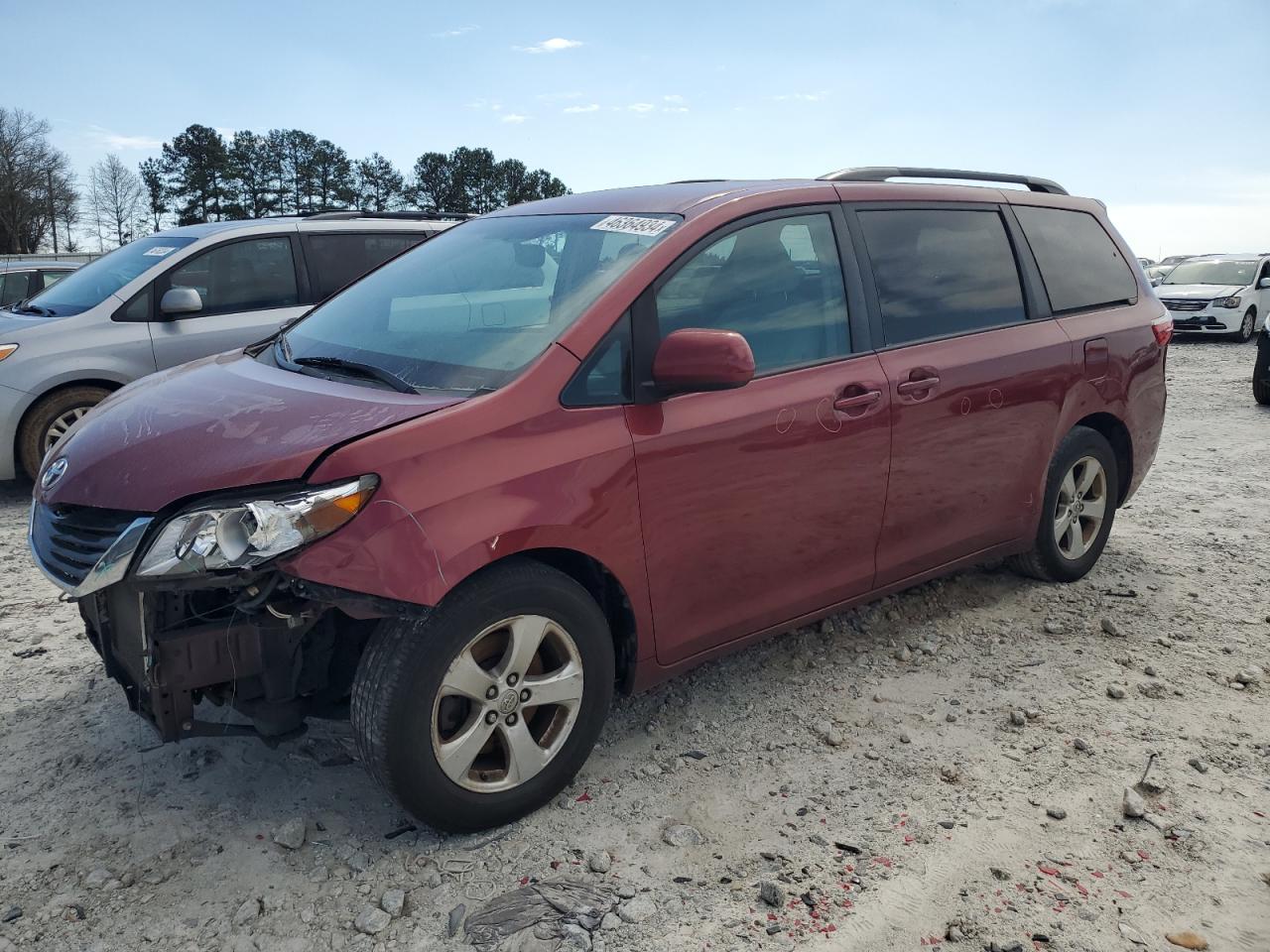 TOYOTA SIENNA 2017 5tdkz3dcxhs835598