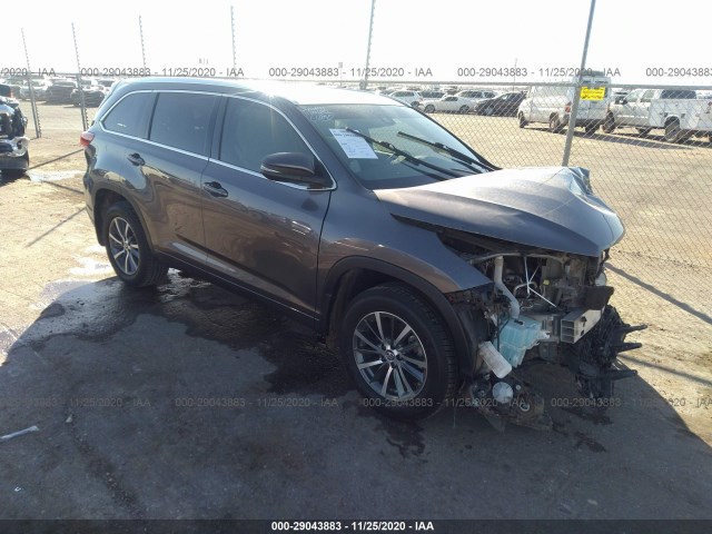 TOYOTA HIGHLANDER 2018 5tdkzrfh0js532492