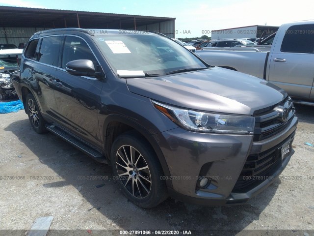 TOYOTA HIGHLANDER 2018 5tdkzrfh0js539295