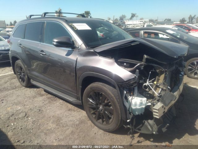 TOYOTA HIGHLANDER 2019 5tdkzrfh0ks570287