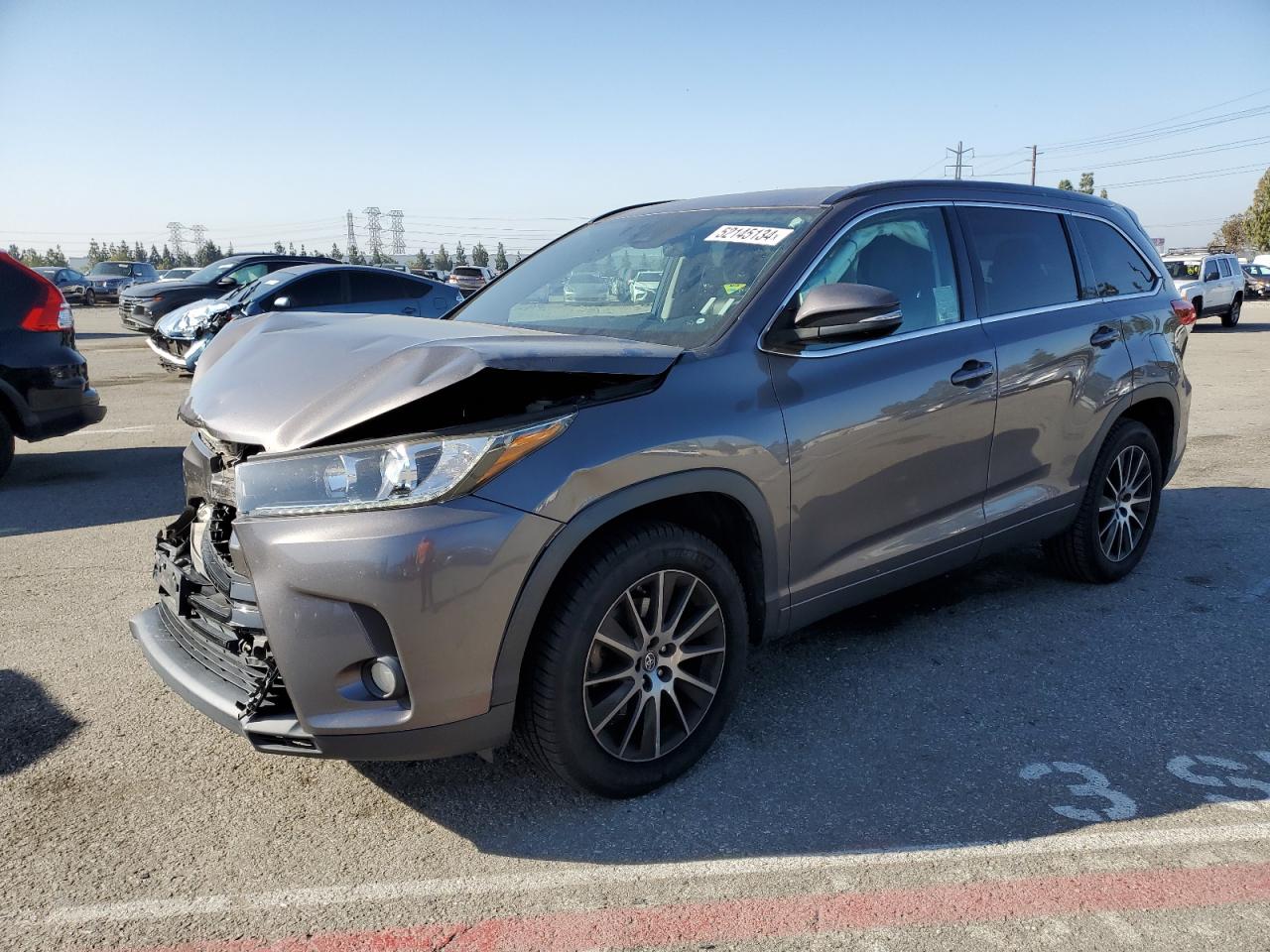 TOYOTA HIGHLANDER 2017 5tdkzrfh1hs515033