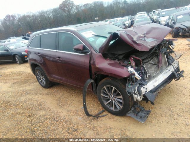 TOYOTA HIGHLANDER 2018 5tdkzrfh1js268876