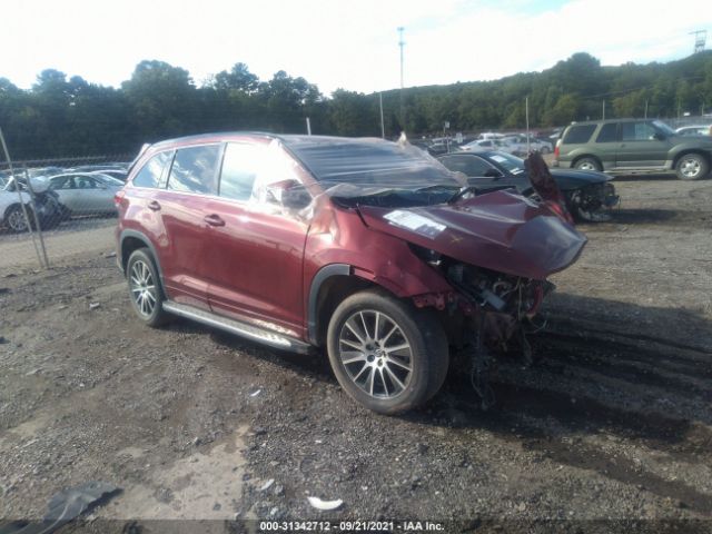 TOYOTA HIGHLANDER 2018 5tdkzrfh1js280994