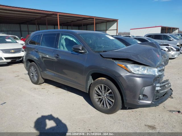 TOYOTA HIGHLANDER 2018 5tdkzrfh1js285449