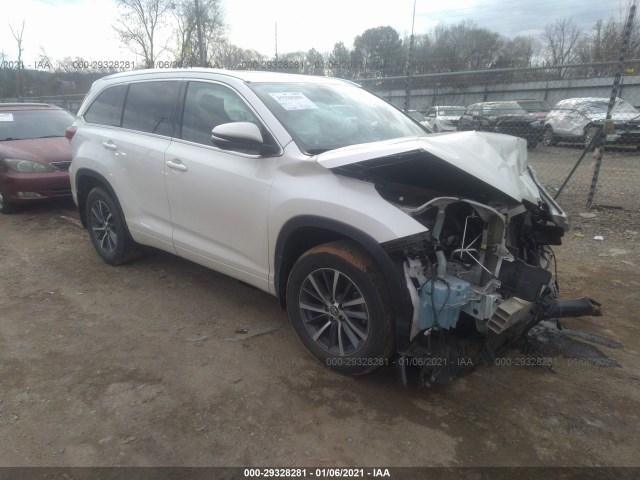 TOYOTA HIGHLANDER 2018 5tdkzrfh1js538978