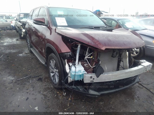 TOYOTA HIGHLANDER 2019 5tdkzrfh1ks311534