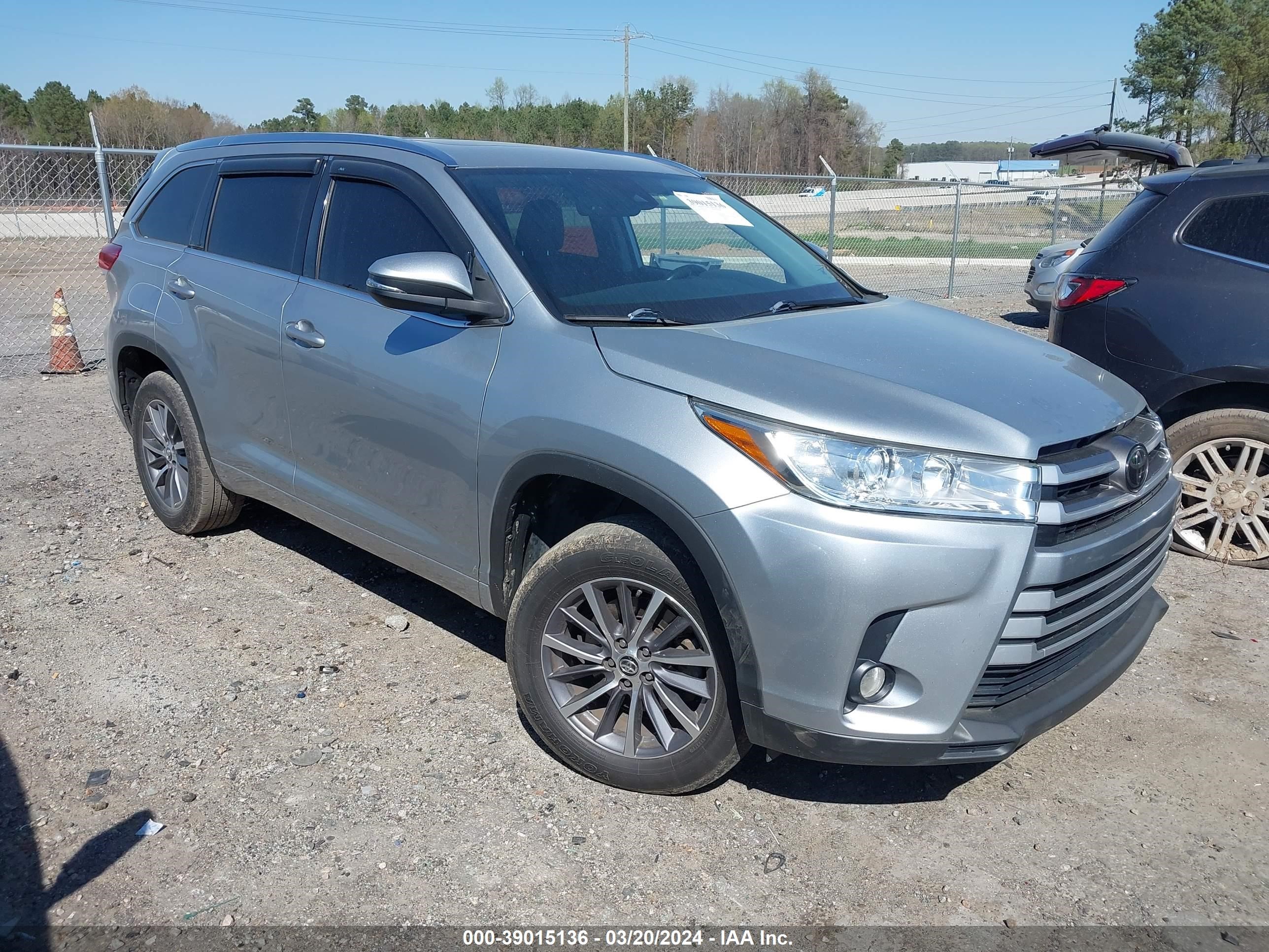 TOYOTA HIGHLANDER 2018 5tdkzrfh2js286383