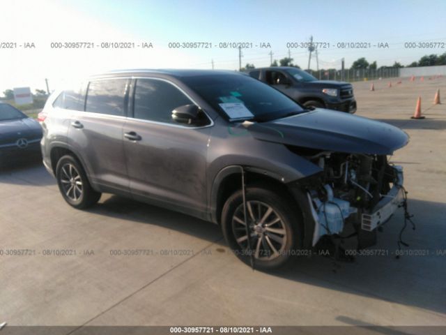 TOYOTA HIGHLANDER 2019 5tdkzrfh2ks347622