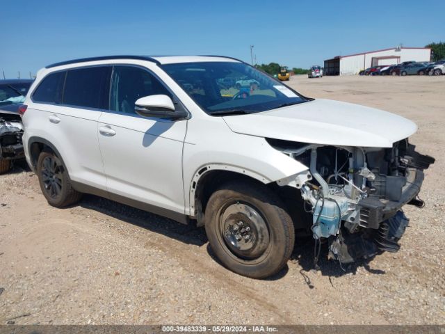 TOYOTA HIGHLANDER 2019 5tdkzrfh2ks358460