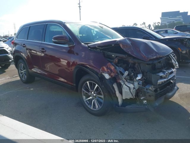 TOYOTA HIGHLANDER 2019 5tdkzrfh3ks328688