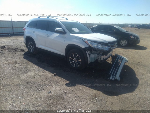 TOYOTA HIGHLANDER 2019 5tdkzrfh3ks348200