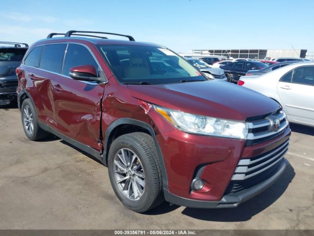 TOYOTA HIGHLANDER 2019 5tdkzrfh3ks350528