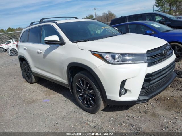 TOYOTA HIGHLANDER 2019 5tdkzrfh3ks367720