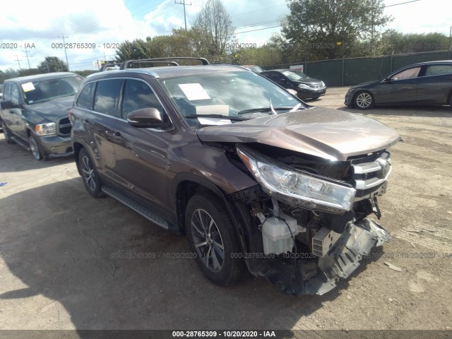 TOYOTA HIGHLANDER 2019 5tdkzrfh4ks296110