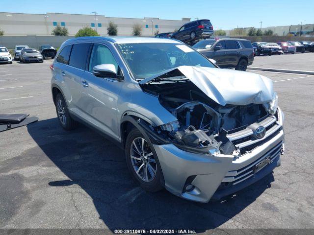 TOYOTA HIGHLANDER 2019 5tdkzrfh4ks306196