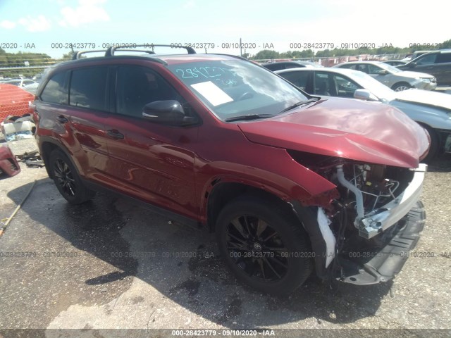 TOYOTA HIGHLANDER 2019 5tdkzrfh4ks320938